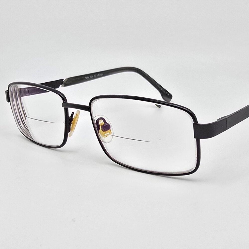Fregossi Eyewear 663 Dark Gunmetal Eyeglasses Frame w/ Flexhinge 53-17-138
